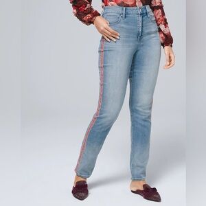 White House Black Market curvy-fit high-rise everyday soft denim slim ankle jean